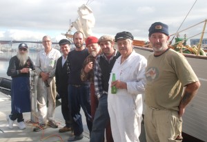 The crew of steam yacht Ena