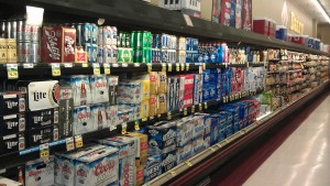 Wall of beer